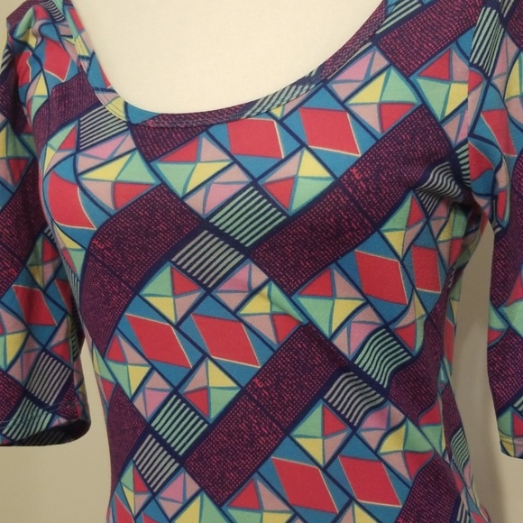 LULAROE geometric print dress - Picture 2 of 5